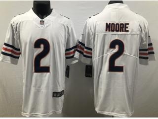Chicago Bears 2 D.J. Moore Football Jersey Legendary White