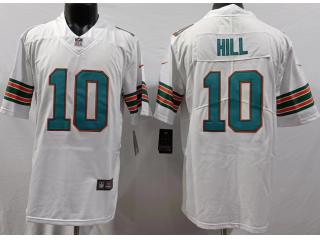 Miami Dolphins 10 Tyreek Hill Football Jersey Legend White