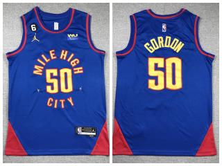 Nike Denver Nuggets 50 Aaron Gordon Basketball Jersey Blue