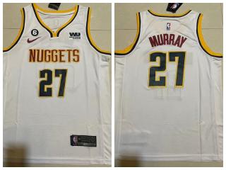 Nike Denver Nuggets 27 Jamal Murray Basketball Jersey White