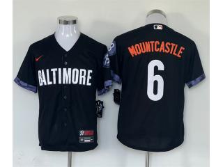 Nike Baltimore Orioles 6 Ryan Mountcastle Baseball Jersey Black City Edition