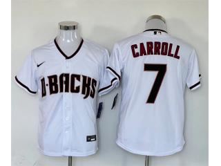Nike Arizona Diamondbacks 7 Corbin Carroll Baseball Jersey White