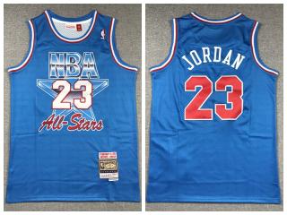 93 All Star 23 Michael Jordan Basketball Jersey Blue