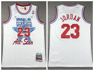 93 All Star 23 Michael Jordan Basketball Jersey White