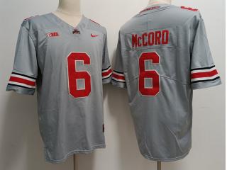 Ohio State 6 Kyle McCord College Football Jersey Limited Gray