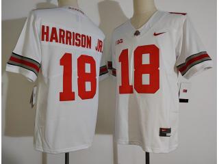 Ohio State 18 Marvin Harrison Jr. College Football Jersey Limited White