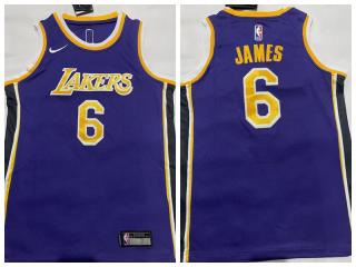 Youth Nike Los Angeles Lakers 6 LeBron James Basketball Jersey Purple