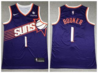 Nike Feinikesi suns 1 Devin Booker Basketball Jersey purple