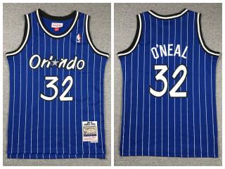 Youth Orlando Magic 32 Shaquille O'Neal Basketball Jersey Blue Retro