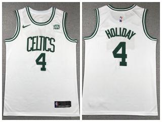 Nike Boston Celtics 4 Jrue Holiday Basketball Jersey White