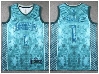 Jordan New Orleans Hornets 1 Lamelo Ball Basketball Jersey Selected Edition