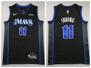 Nike Dallas Mavericks 11 Kyrie Irving Basketball Jersey Black