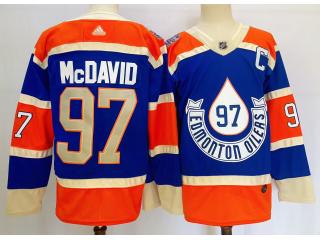 Adidas Edmonton Oilers 97 Connor McDavid Ice Hockey Jersey