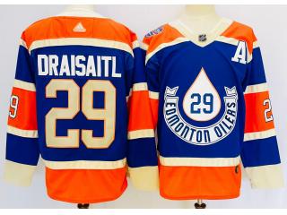 Adidas Edmonton Oilers 29 Leon Draisaitl Ice Hockey Jersey 