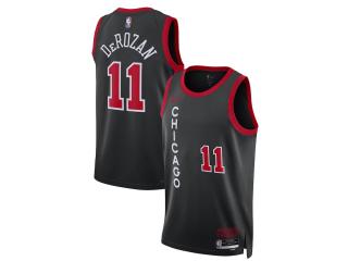 Nike Chicago Bulls 11 DeMar DeRozan Basketball Jersey Black City Edition