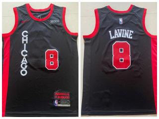 Nike Chicago Bulls 8 Zach LaVine Basketball Jersey Black City Edition