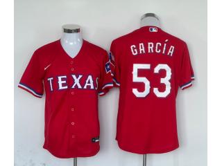 Nike Texas Rangers 53 Adolis García Baseball Jersey Red