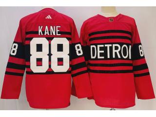 Adidas Detroit Red Wings 88 Patrick Kane Ice Hockey Jersey Red