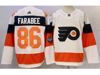Adidas Philadelphia Flyers 86 Joel Farabee Ice Hockey Jersey White