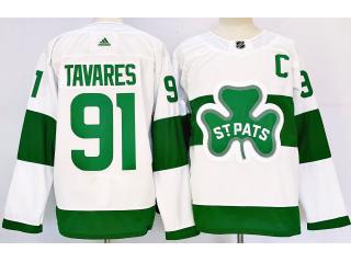 Adidas Toronto Maple Leafs 91 John Tavares Ice Hockey Jersey White