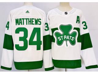 Adidas Toronto Maple Leafs 34 Auston Matthews Ice Hockey Jersey White